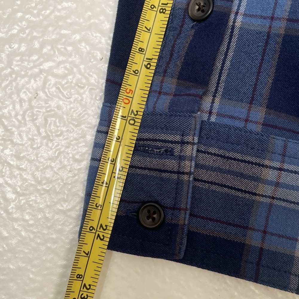 Outdoors Research Button‎ Down Shirt Women's XS Blue Flannel Long Sleeve - Picture 6 of 8